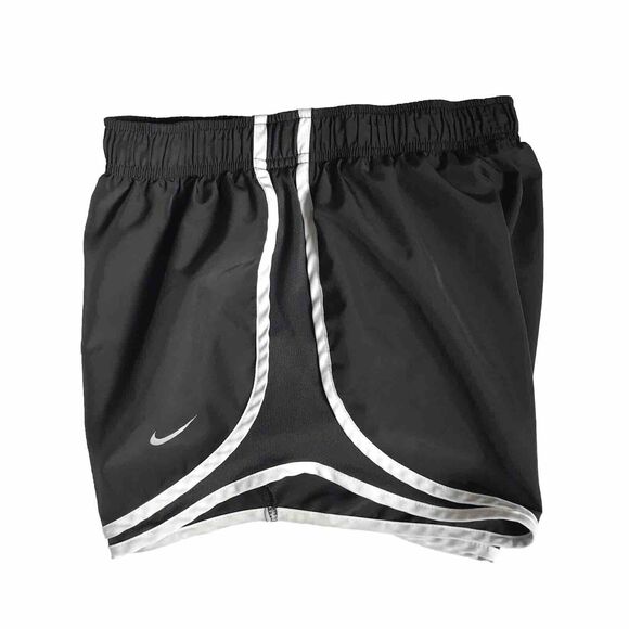 Nike Tempo Running Shorts Women S DRY Dri FIT Brief Liner Gray White Workout EUC - Picture 3 of 11
